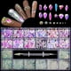 thumbnail image 1 of Diamantes De Imitación Para Uñas, Kit Profesional De Cristal Para Uñas, 9000 Uds., Cristal De Múltiples Formas, Diamantes De Imitación Ab, Suministros Para Decoración De Uñas, Accesorios 21 Rejillas Yuarrent CE007388-06, 1 of 6
