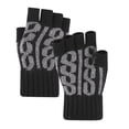 thumbnail image 2 of Mifsaly Women Men Fingerless Work Gloves Adults Stretchy Thick Warm Knit Gloves Elastic Cuffs Thermal Winter Work Gloves Unisex Fit Office Typing Outdoor, 2 of 5