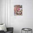 thumbnail image 3 of Charming Seaside Bicycle and Flower Wall Art, 12X16inch Enhance Your Space with this Beach-Themed Canvas Print Décor for Living Room, Bedroom or Bathroom, 3 of 7
