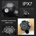 thumbnail image 3 of Reloj LED recargable 350lm NikouMX luz de muñeca resistente al agua linterna con brújula para correr al aire libre senderismo Camping, 3 of 8