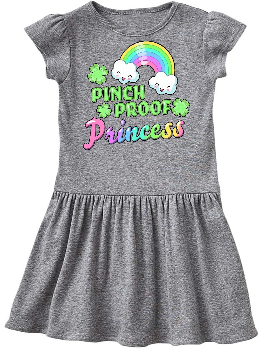 Patricks Day Pinch Proof Princess with Rainbow Baby T-Shirt inktastic St