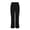 Black, variant on Girls Cotton Linen Pants Wide Leg Drawstring Elastic High Waist Pants Teen Summer Casual Loose Lightweight with Pockets (Red, 8-9 Years)