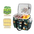 thumbnail image 2 of FORMRS Insulated Cooler Bag 24 Cans Capacity Soft Leakproof Lunch Box with Side Pockets, Orange Fruit, 2 of 7