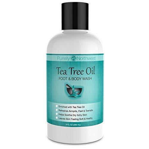 Antifungal Tea Tree Oil Body Wash, Helps Athletes Foot, Ringworm, Toenail Fung..