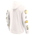 thumbnail image 3 of Men's Fanatics  White Boston Bruins Vintage Letterman Pullover Hoodie, 3 of 3