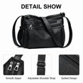 thumbnail image 5 of GAEKEAO Crossbody Bags for Women Floral Travel Crossbody Purses Leather Handbags Medium Shoulder bag with Adjustable Strap, 5 of 7