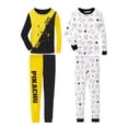 thumbnail image 1 of Set de pijama Pokémon para niños pequeños y niños grandes, 100% algodón, 4 unidades, 1 of 7