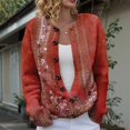 thumbnail image 2 of Kaondbfi Women's Cardigan, Button Down Cardigan Sweater Long Sleeve Sweaters Casual Trendy Fall Tops Coat Winter Clothing for Women, 2 of 7