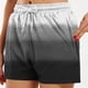 thumbnail image 4 of Pantalones Cortos Largos para las Mujeres, Pantalones Cortos Casuales Impresos de Cintura Alta No Estirable Hechos de Poliéster Transparente Airy para Todo el Uso de Temporada, Pantalones Cortos Casua, 4 of 5