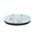 thumbnail image 1 of hometrends Black Soap Dish with Faux Marble Trim, 1 of 3