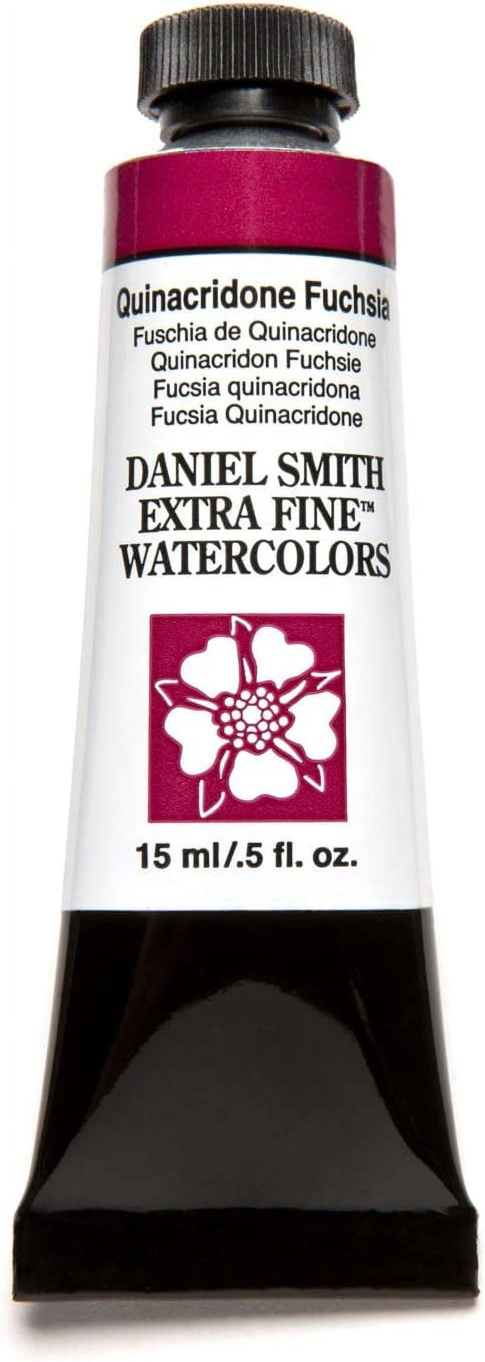 Daniel Smith Extra Fine Watercolor, 15 ml, Quinacridone Fuchsia