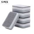 thumbnail image 1 of 5 PCS Cleaning Sponges Dishwashing Sponge Kitchen Washing Wipe Dish Clean Brush, 1 of 11