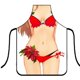 thumbnail image 1 of Delantales navideños con estampado divertido para hombre y mujer, Delantal para hornear, cena, fiesta, barbacoa, dibujos animados, CWQ008, 1 of 3