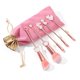 thumbnail image 1 of Belleza hello kitty maquillaje pinceles de maquillaje rosa mango de metal pinceles de maquillaje con bolsa juego de pinceles de maquillaje con hello kitty, 1 of 3
