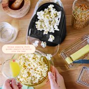 Beautiful 16 Cup Hot Air Electric Popcorn Maker, Black Sesame by Drew Barrymore