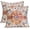 Boho-orange, variant on Tan Navy Blue Brown Boho Throw Pillow Covers 18X18 in Set of 2 Bohemian Carpet Vintage Decorative Pillow Cases Gold Yellow Grey Pillow Cover Farmhouse Home Decor for Couch Patio Porch Outdoor