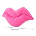 thumbnail image 2 of Rose red Red Lips Plush Pillow - Soft Lip-Shaped Cushion, Office Desk Pillow Doll, Home Decor for Living Room/Bedroom/Sofa, Huggable Plush Toy for Adults, Perfect for Valentine’s Day gift, 20.86in, B, 2 of 4