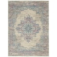 thumbnail image 5 of Nourison Grafix Persian Ivory/Pink 3'9" x 5'9" Area Rug, (4x6), 5 of 9