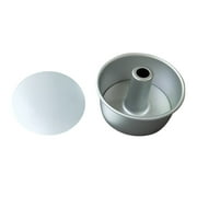 OUNONA 3-Piece Aluminum Live Bottom Cake Mold Set - Separable Design for Easy Baking and Convenient Cake Release