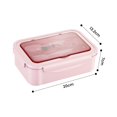 thumbnail image 3 of Fresh Box Food Containers Easy to Use With Cutlery Lunch Box for Storing Kids Snacks Takeout Leftovers, 3 of 8