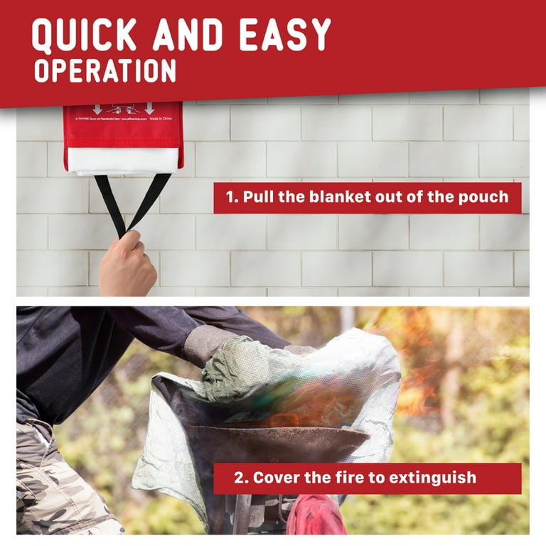 PD-452 Emergency Fire Extinguisher Blanket (Set of 1) – Parcil Safety
