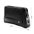 thumbnail image 3 of Bolso de mano para hombre, cartera con contraseña inteligente con huella dactilar para hombre, bolso de mano antirrobo, conjunto de teléfono, bolso de viaje, 3 of 5