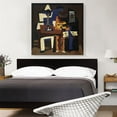 thumbnail image 2 of ARTCANVAS Three Musicians - Fontainebleau 1921 Canvas Art Print by Pablo Picasso - Size: 36" x 36" (0.75" Deep), 2 of 9