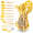 Yellow, variant on Hecef 32-Piece Silicone Cooking Utensils Set, Heat Resistant 446°F, Nonstick Kitchen Tools