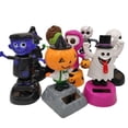 thumbnail image 2 of Juego de 8 lindos Halloween con energía Solar para decoración de coche, baile de columpio, cabezón ecológico, baile Solar en macetas coloridas, 2 of 5