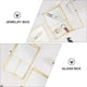 thumbnail image 4 of Joyero de cristal, expositor de joyas, contenedor de escritorio para pintalabios, talla S, 4 of 6