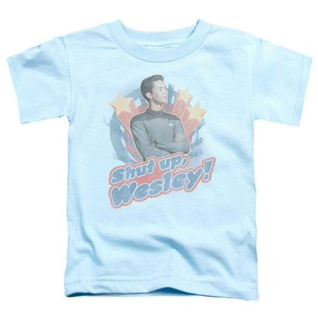 

Star Trek - Shut Up Wesley - Toddler Short Sleeve Shirt - 2T