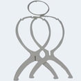 thumbnail image 1 of Plástico Plegable Estable Durable Peluca Cabello Cap Soporte de exhibición Herramienta de soporte Blanco Likrtyny Cuidado Belleza, 1 of 1