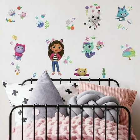 DreamWorks Gabby's Dollhouse Peel and Stick Wall Decals