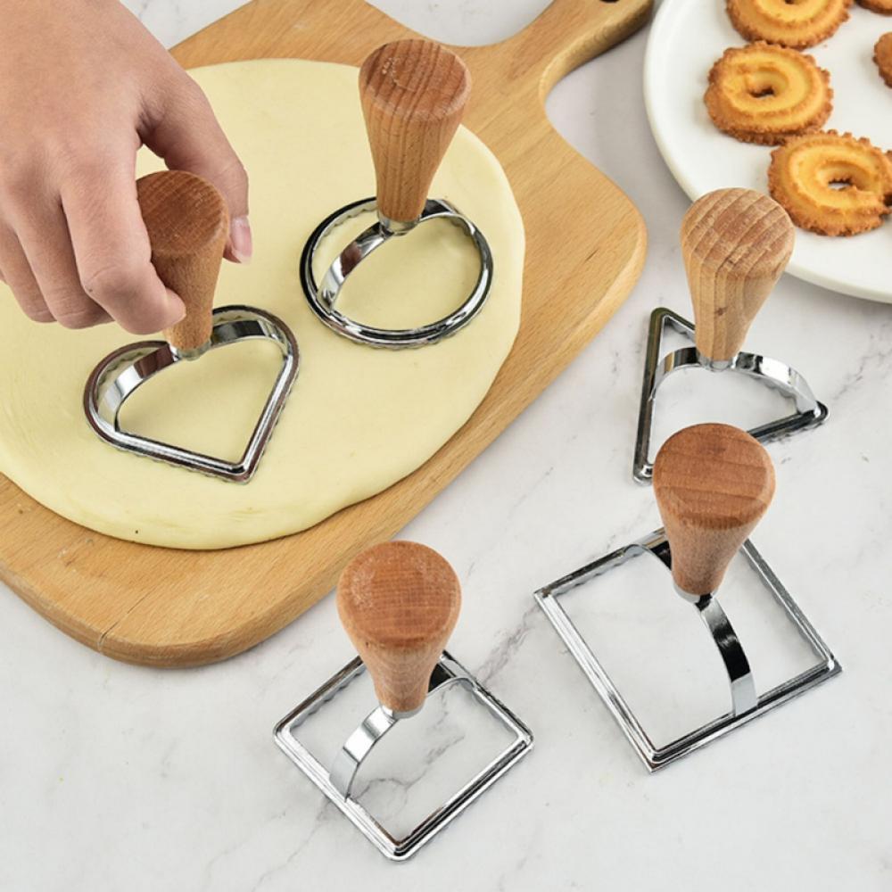 Ravioli Cutter Stamp Maker and Pasta Roller Wheel Cutter Set