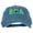 Navy, variant on Brazil BRA Flag Embroidered Washed Cotton Twill Cap - Dk Green OSFM