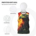 thumbnail image 3 of Naloa Hawaiian Style Bald Eagle Basketball Jersey Reversible Men's Mesh Athletic Sports Shirts Training Practice S-4XL4X-Large, 3 of 6