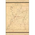 thumbnail image 1 of 24"x36" Gallery Poster, Map of union operations against Vicksburg 1863, 1 of 1