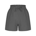 thumbnail image 6 of TinyBloomm Padded Womens Cycling Shorts Womens Shorts Elastic Waist Shorts Casual Solid Color Shorts Ladies Comfy Lightweight Shorts With Pockets, Size L, 6 of 7