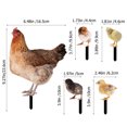 thumbnail image 2 of unbranded  2 Sets Solar Lights Outdoor Garden Hen Chick Ground Plug, 2 of 8