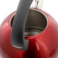 thumbnail image 3 of Mr. Coffee Kassel 2.1 Quart Stainless Steel Whistling Tea Kettle in Red, 3 of 5