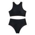 thumbnail image 7 of XEGLSBU Swimsuits for Women 1 Piece Shorts Women Print Bikinis Swimsuit High Waist Bikini Set 2Pcs Beach Bathing Suit Swimwear Black Size XL, 7 of 7