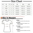 thumbnail image 3 of Birdeem Mode Femmes Mode Manches Courtes Col Rond T-Shirt Long Imprimé Blouse Hauts Amples, 3 of 5