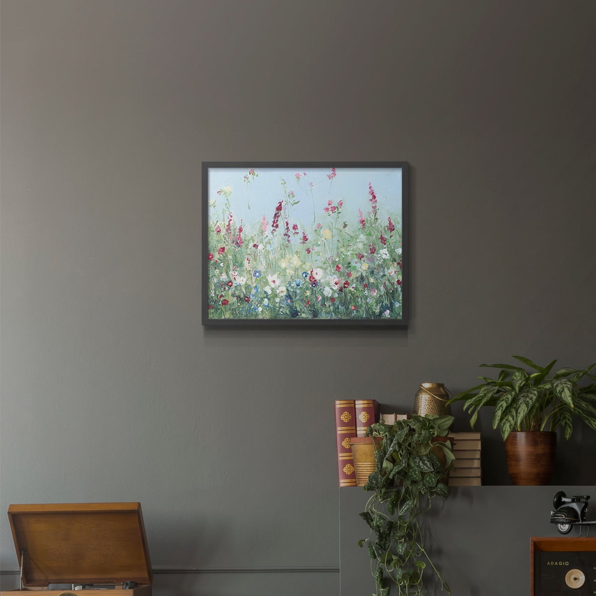 Sweet Summer Meadow by Sally Swatland - Restickable Framed Giclée Print