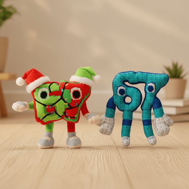 99 Nights In the Forest Plush Toys, Alphabet Lore Inspired 67 Number Plush Toy | Soft Stuffed Figure Plush Lovely Collectible Toy 2PC