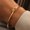 Gold, variant on Titanium Steel Material Does Not Fade 18K Gold Plating Knotted C- Shaped Bracelet & Watch Ornament