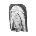 thumbnail image 3 of Portes de planchar portátiles de planchas plegables Garmentos de espacio con cabecera de encimera de reposo en reposo para el dormitorio de lavandería Negro, 3 of 8