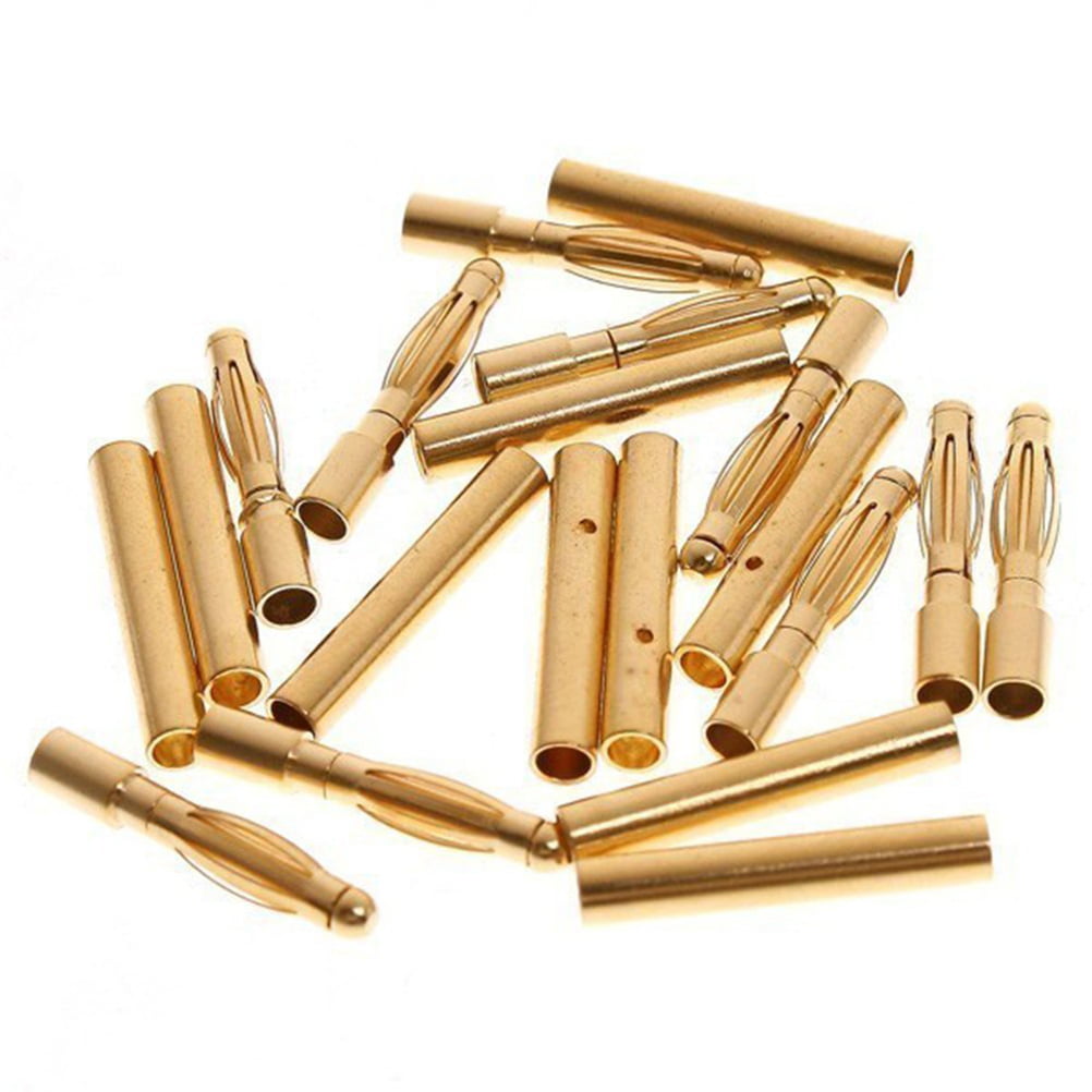 10 Pcs 6 mm Female Gold Bullet Connector for Battery Motor Esc For RC 