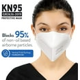 thumbnail image 6 of BNX KN95 White Face Masks (50-Pack), (Earloop) (Model: E95), 6 of 6