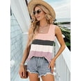 thumbnail image 2 of Women's summer sleeveless loose pleated square neck sleeveless shirt basic style, 2 of 6