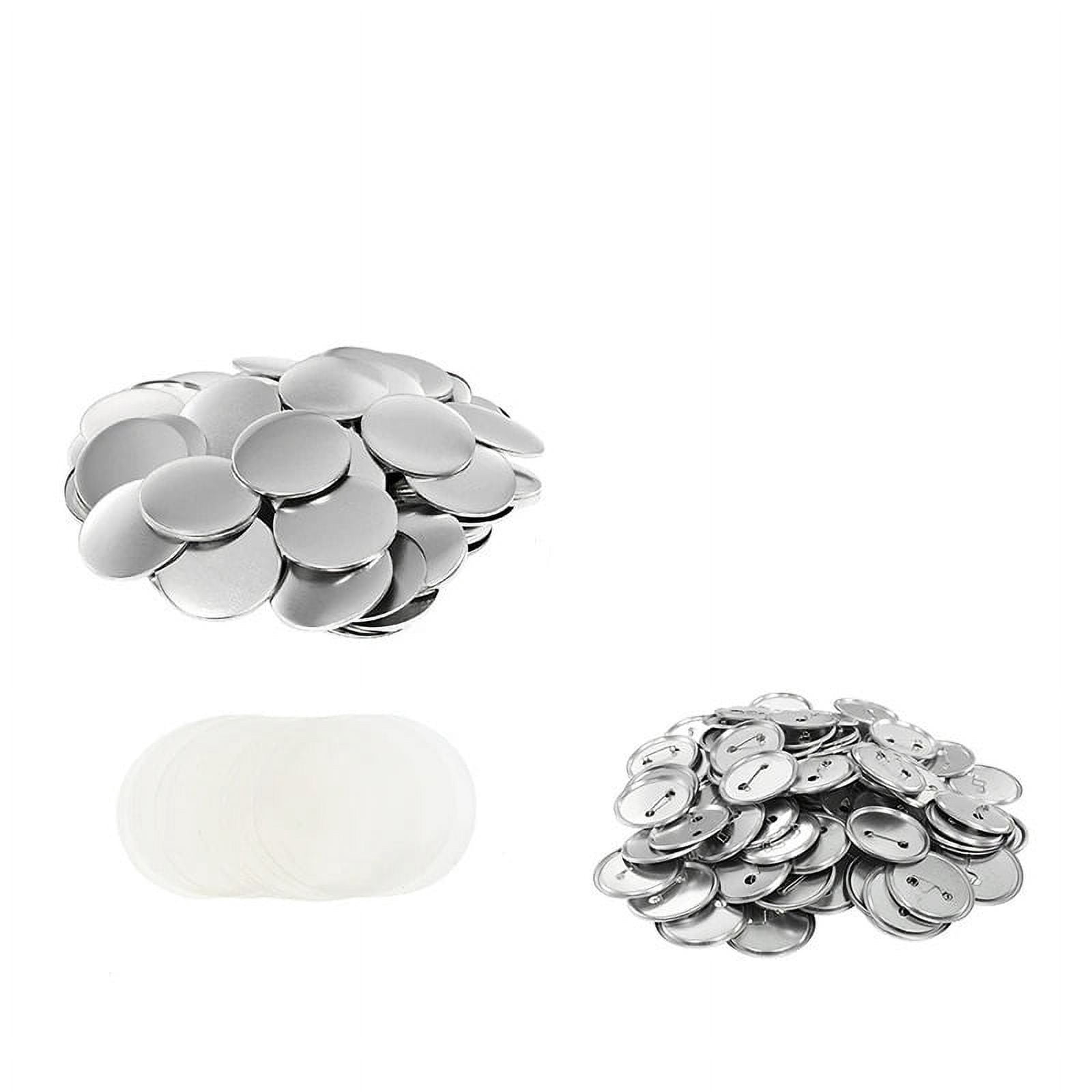 100Sets Frosted Base Blank Badge Pin Button Maker Parts Material Supplies 58mm DIY Buttons Making ,Beginner-Friendly
